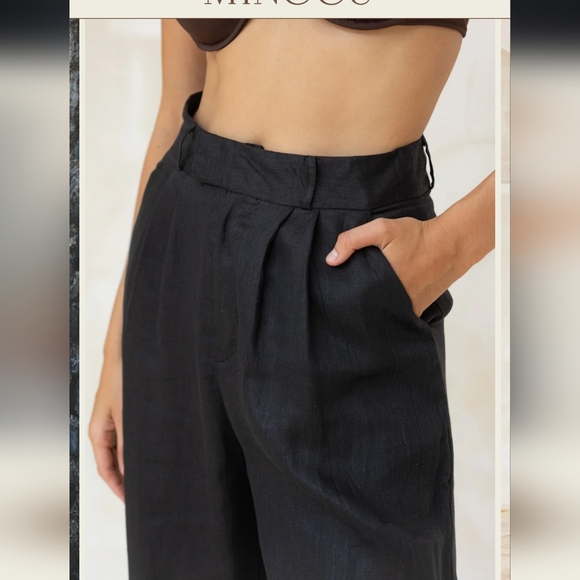 Minggu the Label Cairo Pants in Black - Picture 5 of 6